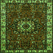 Serging Thickness of Persian Green Traditional Rug, tr972grn