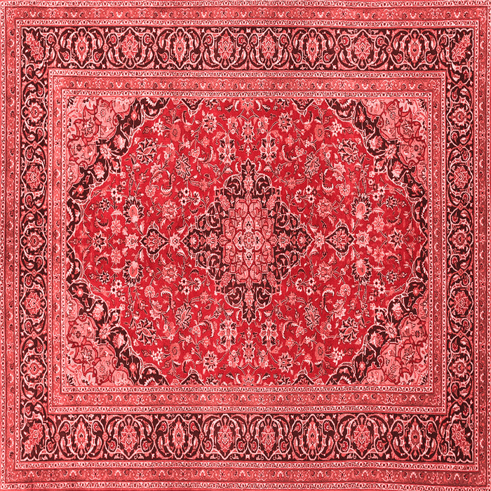 Machine Washable Persian Red Traditional Rug, wshtr973red