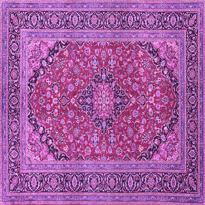 Square Persian Purple Traditional Rug, tr973pur