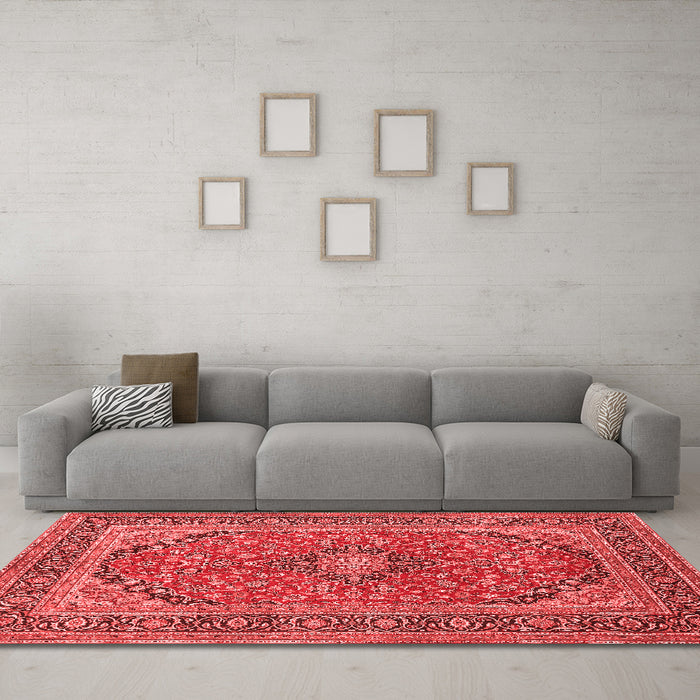 Traditional Red Washable Rugs