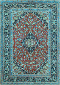 Persian Light Blue Traditional Rug, tr973lblu