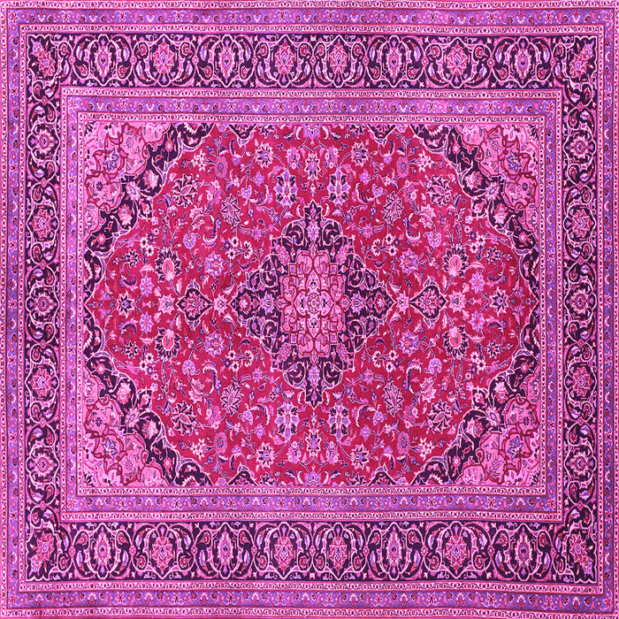 Square Persian Pink Traditional Rug, tr973pnk