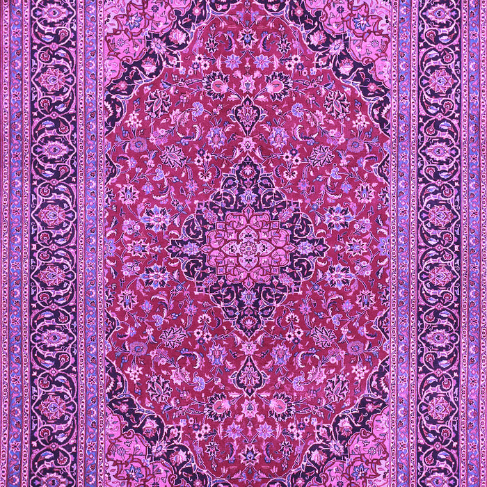Machine Washable Persian Purple Traditional Area Rugs, wshtr973pur