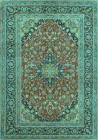 Persian Turquoise Traditional Rug, tr973turq