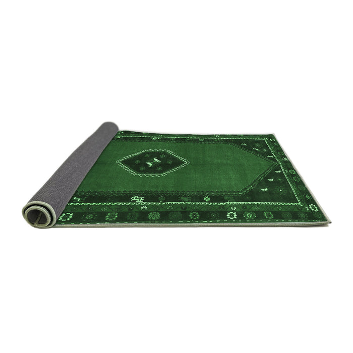 Sideview of Persian Emerald Green Traditional Rug, tr974emgrn
