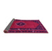 Sideview of Persian Pink Traditional Rug, tr974pnk