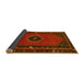 Sideview of Persian Yellow Traditional Rug, tr974yw