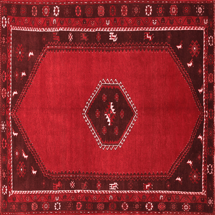 Machine Washable Persian Red Traditional Rug, wshtr974red