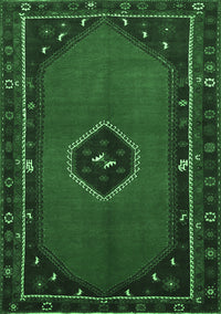 Persian Emerald Green Traditional Rug, tr974emgrn