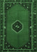 Persian Emerald Green Traditional Rug, tr974emgrn