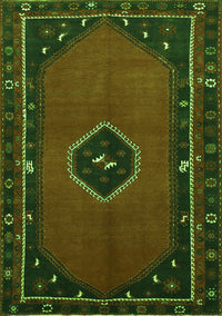 Persian Green Traditional Rug, tr974grn