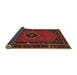 Sideview of Persian Brown Traditional Rug, tr974brn