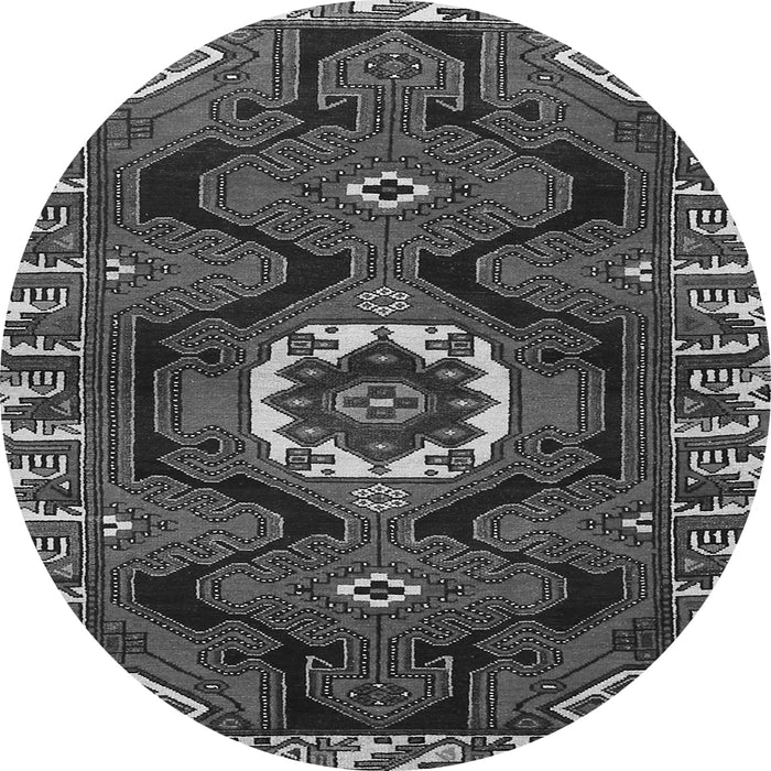 Square Persian Gray Traditional Rug, tr975gry