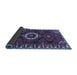 Sideview of Persian Blue Traditional Rug, tr975blu