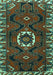 Persian Turquoise Traditional Rug, tr975turq