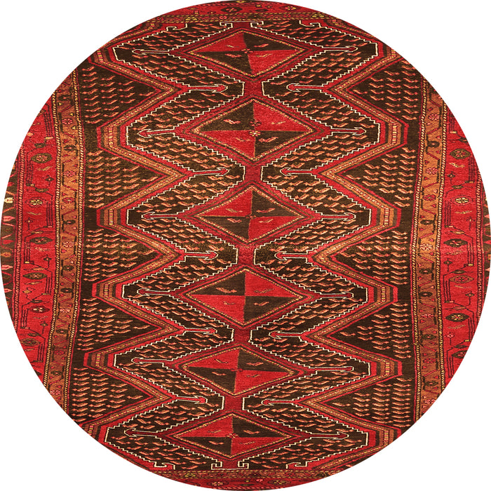 Machine Washable Persian Orange Traditional Area Rugs, wshtr976org