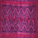Square Persian Pink Traditional Rug, tr976pnk
