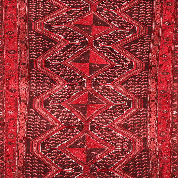 Machine Washable Persian Red Traditional Rug, wshtr976red