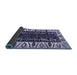 Sideview of Persian Blue Traditional Rug, tr977blu