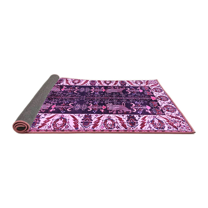 Sideview of Persian Purple Traditional Rug, tr977pur