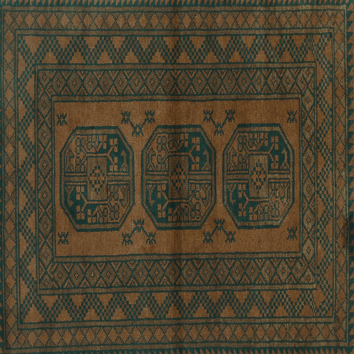 Square Machine Washable Southwestern Turquoise Country Area Rugs, wshtr978turq