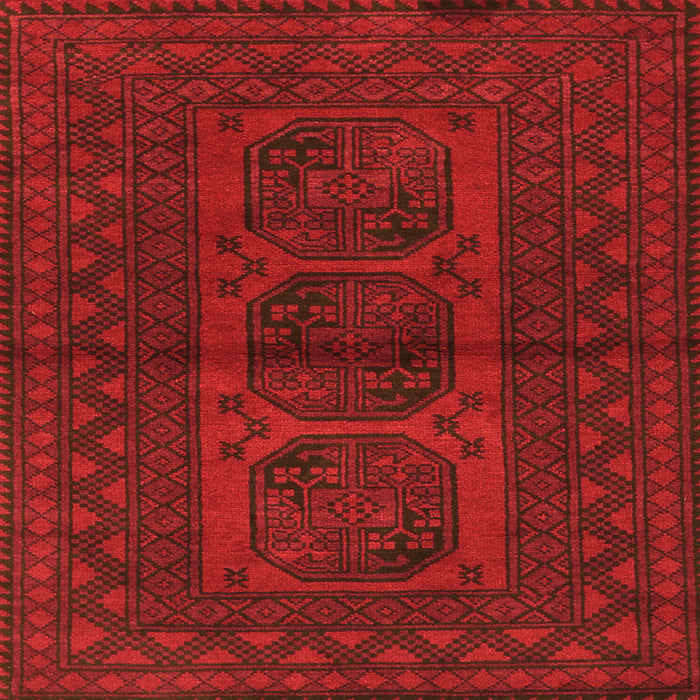 Round Machine Washable Southwestern Orange Country Area Rugs, wshtr978org