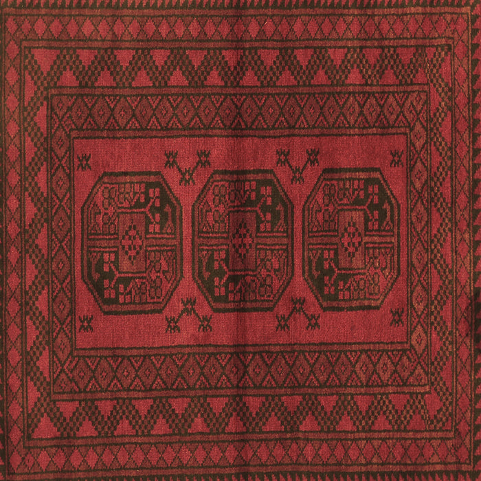 Square Machine Washable Southwestern Brown Country Rug, wshtr978brn