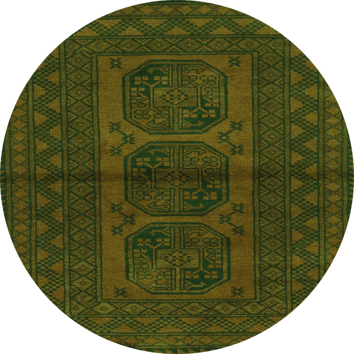 Machine Washable Southwestern Green Country Area Rugs, wshtr978grn