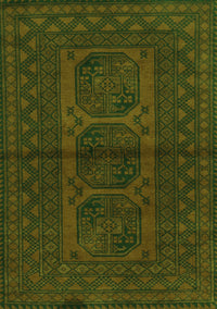 Southwestern Green Country Rug, tr978grn