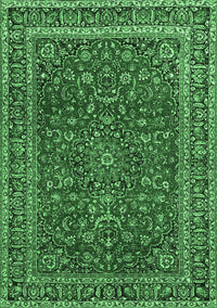 Persian Emerald Green Traditional Rug, tr979emgrn