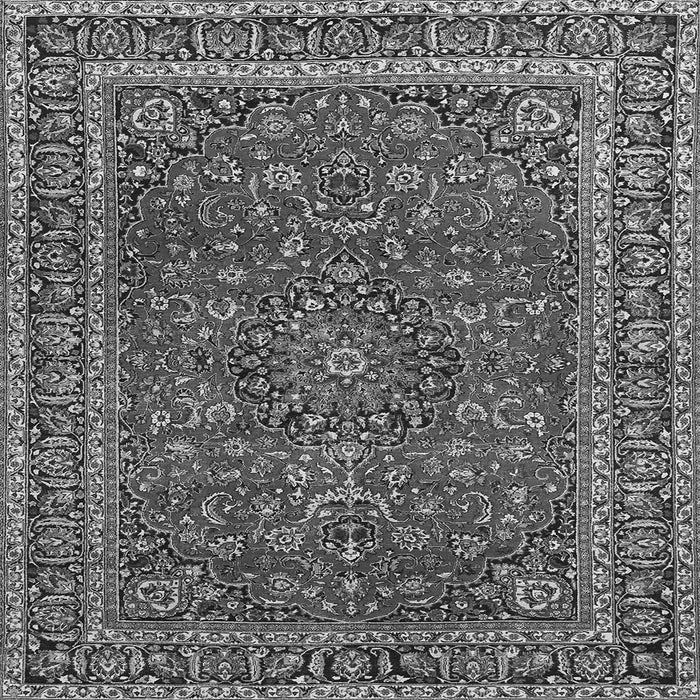 Serging Thickness of Persian Gray Traditional Rug, tr979gry