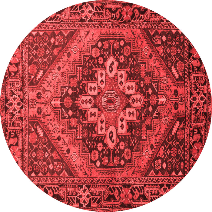 Machine Washable Persian Red Traditional Rug, wshtr97red