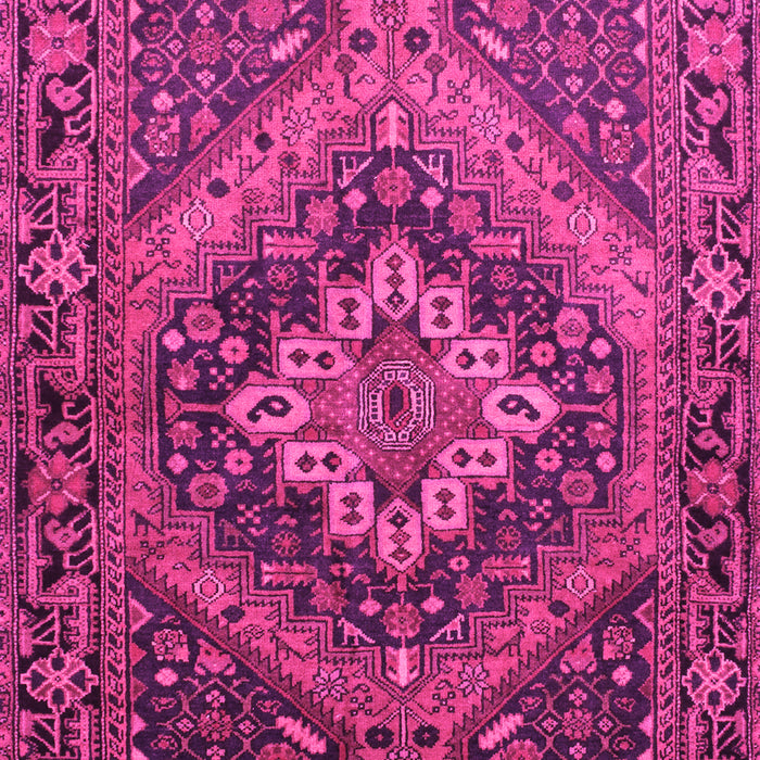 Machine Washable Persian Pink Traditional Rug, wshtr97pnk