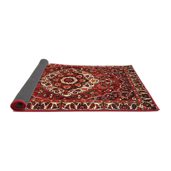 Sideview of Traditional Dark Almond Brown Persian Rug, tr980