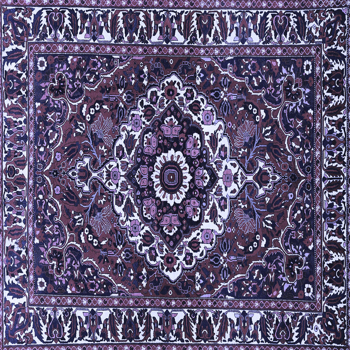 Square Persian Blue Traditional Rug, tr980blu