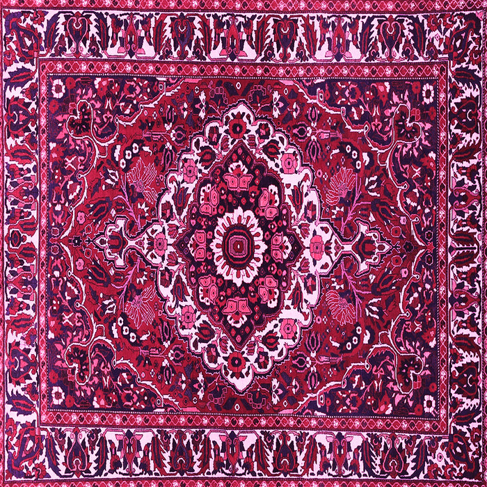 Square Persian Pink Traditional Rug, tr980pnk