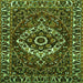 Serging Thickness of Persian Green Traditional Rug, tr980grn