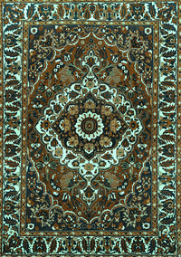 Persian Turquoise Traditional Rug, tr980turq