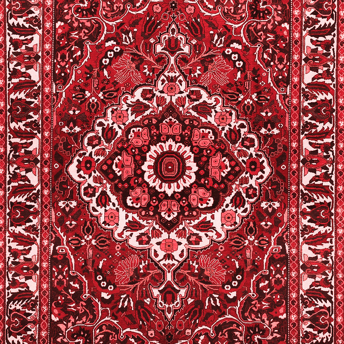 Machine Washable Persian Red Traditional Rug, wshtr980red