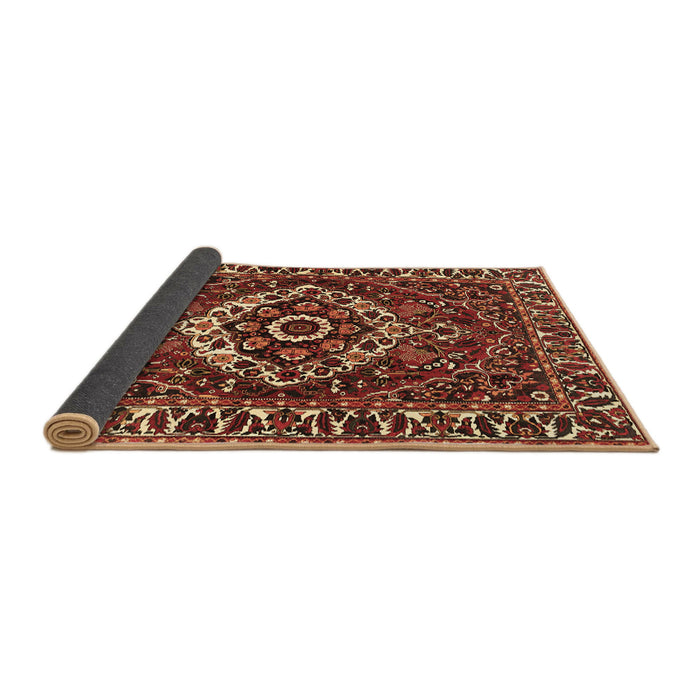 Sideview of Persian Brown Traditional Rug, tr980brn