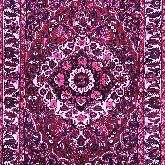 Machine Washable Persian Purple Traditional Area Rugs, wshtr980pur
