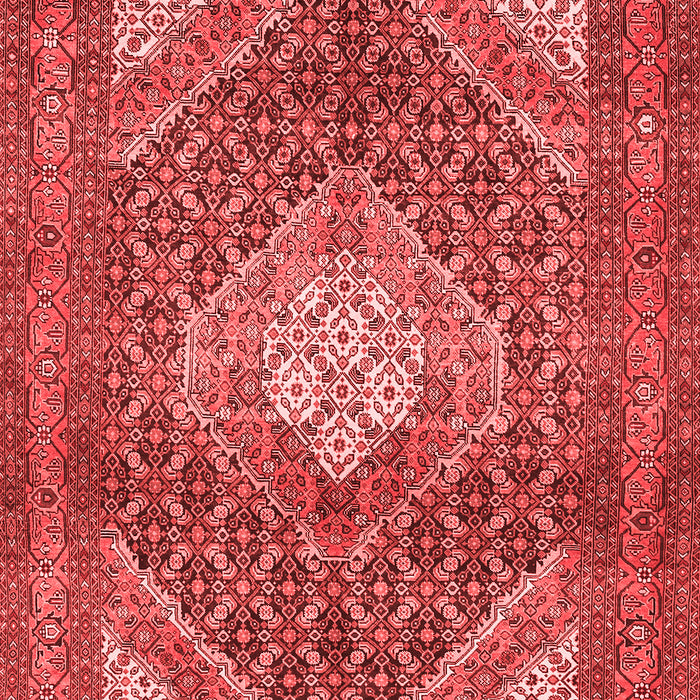 Machine Washable Persian Red Traditional Rug, wshtr981red