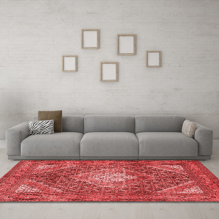 Traditional Red Washable Rugs