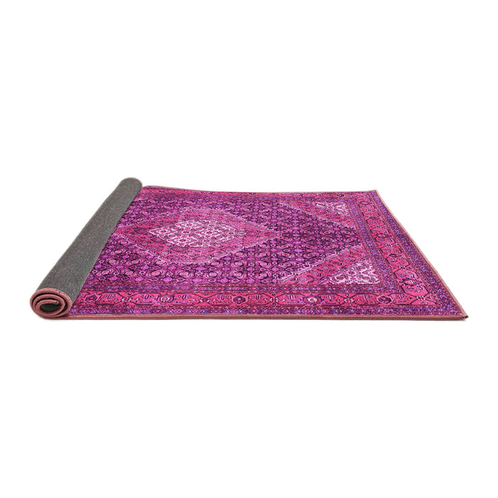 Sideview of Persian Pink Traditional Rug, tr981pnk