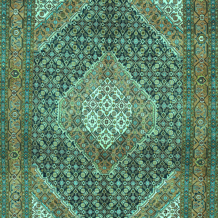 Persian Turquoise Traditional Rug, tr981turq