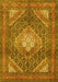 Machine Washable Persian Yellow Traditional Rug, wshtr981yw
