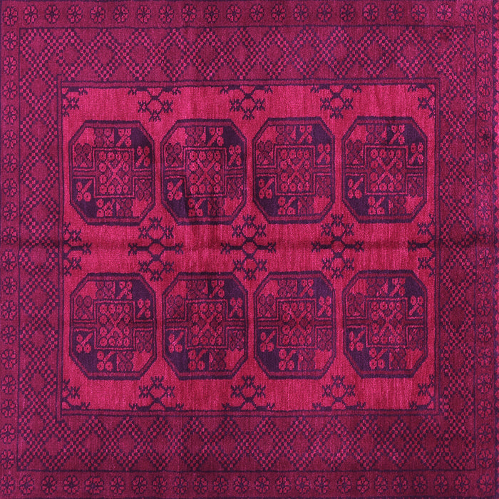 Square Persian Pink Traditional Rug, tr982pnk