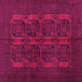 Square Persian Pink Traditional Rug, tr982pnk