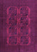 Machine Washable Persian Purple Traditional Area Rugs, wshtr982pur