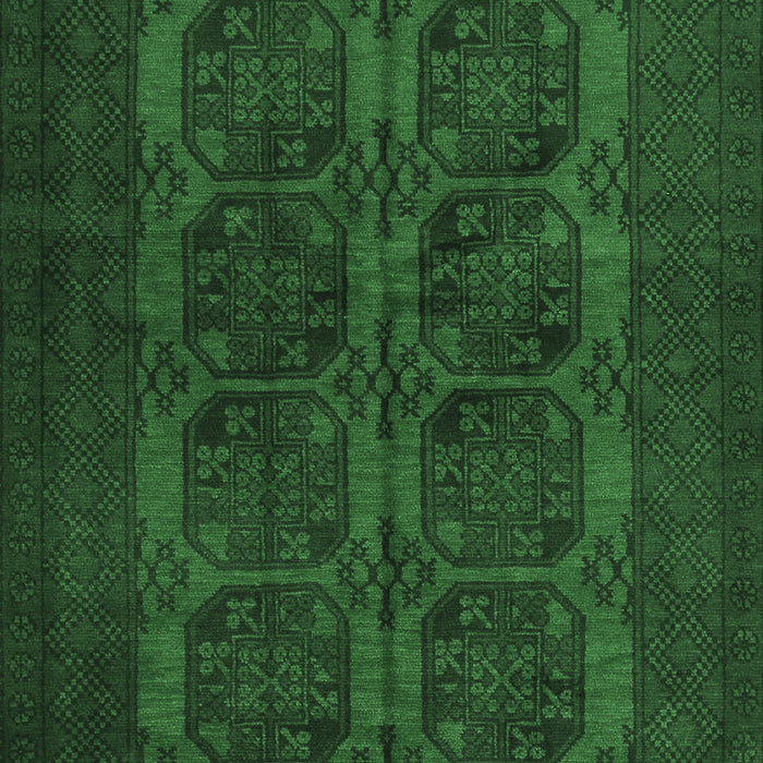 Machine Washable Persian Emerald Green Traditional Area Rugs, wshtr982emgrn